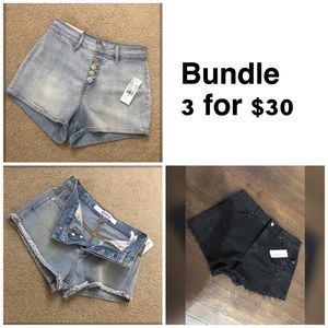 Shorts bundle for $30
